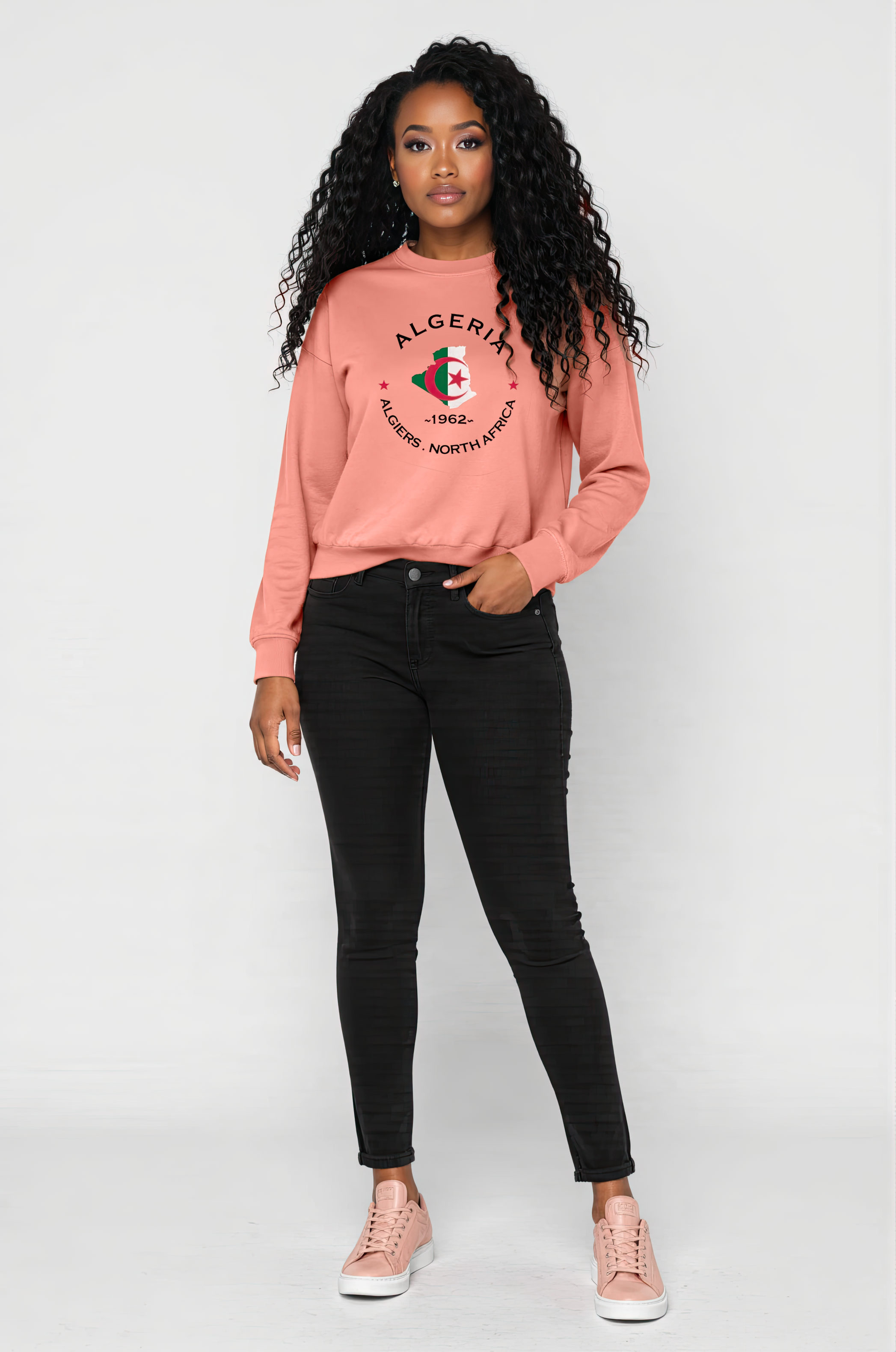 Algeria Unisex Premium Sweatshirt.